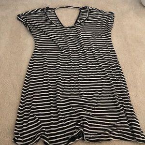 Striped t-shirt dress